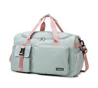 BKUANE Sports Gym Bag Travel Dry Wet Handbags for Women Female Swimming Shoulder Crossbody Fitness Outdoor Travel Bag Weekender Duffel(Green)