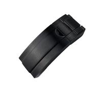 BKUANE Stainless Steel Folding Buckle Glide Lock For Rolex Submariner Oysterflex Daytona GMT Watch Band Strap Deployment Clasp(Matte black)