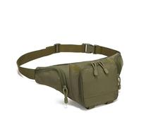 BKUANE Tactical Waist Bag Multifuctional Storage Fishing Bag Outdoor Luya Camouflage Waist Bags Travel Tactical Fishing Bags(Army Green)