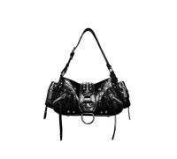 BKUANE Underarm Bags For Women Luxury Designer Handbag Purses New In Vintage PU Leather Rivet Decoration Shoulder Crossbody