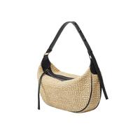 BKUANE Women's Women's Shoulder Crossbody Armpit Straw Bag Seaside Beach Travelling Shopper Totes Woven Bag
