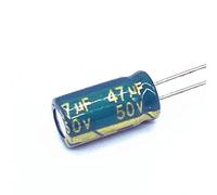 BKYUKJVU 20pcs/lot high frequency low impedance 50v 47UF aluminum electrolytic capacitor size 6 * 12