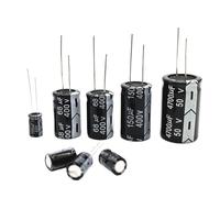 BKYUKJVU Aluminum Electrolytic Capacitor 25V 22uF 20PCS