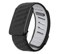 BKZYWSHS Comfortable and Durable Silicone Wristband Compatible with WHOOP 4.0, Soft Silicone Sport Band for Men Women with U Connector, Black
