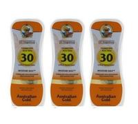 BL Australian Gold Spf#30 Lotion 8 oz Moisture Max Sunscreen - THREE PACK