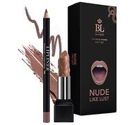 BL Color Matched Nude Lip Liner & Lipstick Set - Full-Coverage Argan Long Lasting Lipstick and Lip Liner Set With Natural Oils for Nourishment, Hydration, & Protection