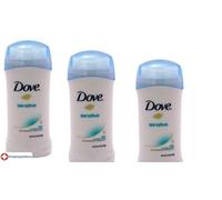 BL Dove Deodorant 2.6 oz Invisible Solid Sensitive Skin - THREE PACK