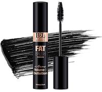 BL Fat Brush Mascara - Black, Volume & Length, Jojoba Derivatives for Strength & Hydration, Easy Big Volume Mascara Silicone Brush