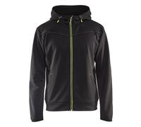 Blakläder 3363252699984XL Hoodie Size with Full-Zip in Black/Dark Grey, 4Xl