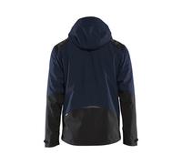 BLÅKLÄDER Softshell jacket Men 4XL Dark navy/Yellow