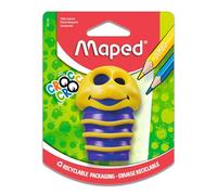 Maped - School Material - Croc Croc Pencil Sharpener - Pencil Sharpener with Reservoir - 2 Holes for Sharpening - Large Reserve Capacity - Luxury Design - 3 Different Colours