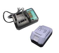 BL1413G 196375-4 14.4V 1.3Ah 1300mAh Battery BL1411G BL1415G with Replacement Makita Charger DC18WA 14.4-18V for Makita HP347 HP347D DF347D JV143D TD126D UH480D UM16 5D UR14 50D 196375-4