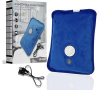 BL600 Electric Hot Water Bottle, Rechargeable Heating Pad 27 x 18 x 4 cm, Ultra-Soft Velvet, Quick Heats 75°C, Multi-Zone Thermal Relaxation, Use for Bed, Sofa and Office Use