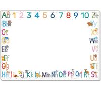 blaash® ABC Desk Pad Paper DIN A3 for Children, 25 Sheets Pad with Plenty of Space for Painting, Writing or Doodling, Desk for Girls and Boys, Table Mat Children ABC