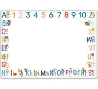 blaash® XXL ABC Desk Pad Paper DIN A2 for Children, 25 Sheets Pad with Plenty of Space for Painting, Writing or Doodling, Desk for Girls and Boys, Table Mat for Children