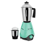 BLAAZE 220V 600 Watts Mixer Grinder With 2 Jars - Perfect for Dry & Wet Fine Grinding - Dosa batters, Indian Curry Spices Coconut Chutney Grinding Mixing (Tiffany Blue)