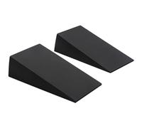 Blablablalu 1 Pair Squat Wedge Block 13x6x3.5 Inch EVA Supportive Workout Yoga Block for Fitness, Pushup, Weightlifting, Foot StretchingSquat Wedge