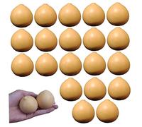 Blablablalu 20Pcs Gourd, 1.77 Inch Dried Gourds Unpainted Natural Egg Gourds Dried for Crafts Decorations