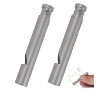 Blablablalu 2Pcs Titanium Whistle, Outdoor Multifunctional Tool Safety Whistle with Lanyard, Emergency for Boating, Hiking, Camping, Climbing, Hunting, Rescue Signaling
