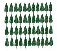 Blablablalu 40Pcs Model Trees, Artificial Plastic Miniature Trees, Low-Maintenance Decorative Architecture Plant for DIY Crafts Building Model Scenery Landscape