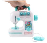 Blablablalu Kids Sewing Machine Cute Portable Safe Electric Samll Toy Sewing Machine for Beginners Kids Role-Playing, Not Include Battery