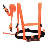 Blablablalu Kids Ski Harness, Adjustable Ski Harness Trainer for Kids, Safety Straps Portable Child Reins for Walking Skating Snowboard, OrangeKids
