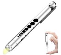 Blablablalu Pen Lights for Nurses White & Yellow Light LED Pen Lights with Pupil Gauge and Ruler Reusable & Lightweight Medical Flashlight for Nurse Student DoctorsPen for Nurses