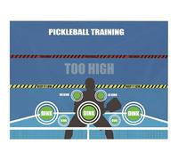 Blablablalu Pickleball Practice Board 47x35 Inch Self-Adhesive Paper Pickleball Practice Mat Indoor to Help You Improve Ball Handling Skills Trainer