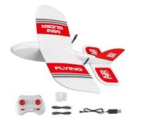 Blablablalu RC Plane, KF606 EPP Foam Drop-Resistant RC Glider with Remote, Ready to Fly Micro Plane for Indoor, Outdoor