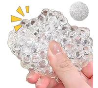 Blablablalu Stress Balls for Adult/Kids, Clear Squeaky Stress Squeeze Toy, Ultra Soft Anxiety Relief Toys for Party Favor, School Rewards