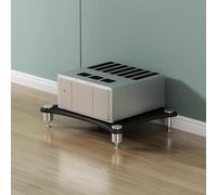 Blac1Tier Rack Tower Stand for Record Player & Home Audio Equipment Rounded Corner Design SpaceSing Shelving Unit for Living Room & Entertainment Center