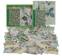 Blacico DIY Green Journal Kit for Girls - 265 pcs Gifts for Girls Ages 8 9 10 11 12 Year Old, Journal Set for Tween Girls, Stationery Set, Scrapbook & Diary Supplies Set, Journaling Art Crafts Kit