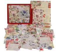 Blacico DIY Red Journal Kit for Girls - 265 pcs Gifts for Girls Ages 8 9 10 11 12 Year Old, Journal Set for Tween Girls, Stationery Set, Scrapbook & Diary Supplies Set, Journaling Art Crafts Kit