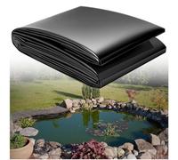 Black 0.12Mm Fish Water Garden Impermeable Membrane Film for Koi Ponds, Garden Fountain, Puncture and Tear Resistant, 1.5X2M 4X6M 5X8M 6X12M 10X15M, Litobnx, a, 1 * 12m