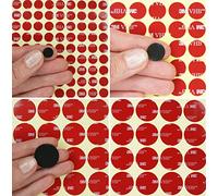 BLACK 0.64mm thin ~ 3M VHB™ Acrylic Foam DOTS ~ Self Adhesive Sticky DOUBLE SIDED Pads ~ 5925 (10, 25mm diameter)