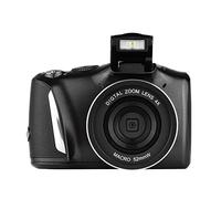 Black .0 Inch IPS LCD Digital Camera with 4X, 5MP-48MP Resolution, 2.7K Video, USB 2.0, Dual NP-20 Batteries, TF Card Slot