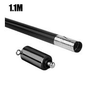 (Black, 1.1m) Magic Pocket Staff Metal Stick Arts Telescopic Rod Wand Trick Toys Party Tool