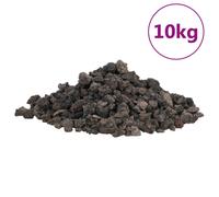 (black, 1-2 cm (10 kg)) vidaXL Volcanic Rocks Lava Accent Rocks Aquarium Volcanic Lava Stones Beads