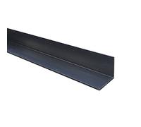 Black 1.2 Metre UPVC Plastic Rigid Angle 25mm x 25mm Trim Lengths 90 Degree - Pack Size: 5