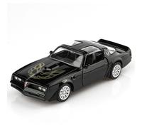 (black, 1/36-Size:13*5*3cm) 1/36 Scale 1978 Pontiac Firebird Trans Am Diecast Car Models,Smokey and The Bandit Pull Back Toy Cars,Cars Gifts for Boys Girls