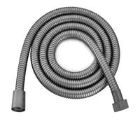Black 1.5m/ 2m /3m G1/2 Inch Flexible Shower Hose Stainless Steel Chrome Bathroom Water Head Extension Pipe(Grey,200cm)