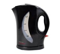 BLACK 1.7 LITRE 2200W CORDLESS FAST BOIL ELECTRIC JUG KETTLE WASHABLE FILTER