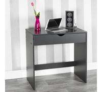 Urbn-Living Urbnliving Height 75Cm 1 Drawer Dressing Black Colour Table Wooden Vanity Computer Desk Bedroom Furniture Office