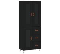 Highboard Sideboard Tall Storage Cabinet Side Cabinet Engineered Wood vidaXL