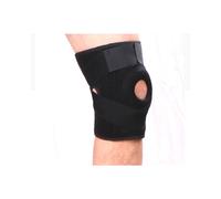 (Black, 1) Knee Brace With Side Stabilizers Patella Gel Pads For Support Orthotics Braces & Sleeves