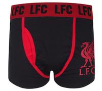(Black 1 Pack, Small) Liverpool FC Mens Boxer Shorts Premium Crest Official Football Gift