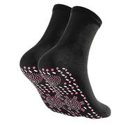 (black, 1 pair) 1/3/5pairs Tourmaline Self-Heating Socks Winter Warm Thermal Health Care Socks Slimming Health Short Sock Magnetic Therapy Sock