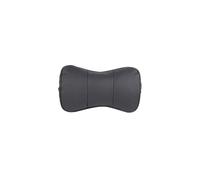 (Black) 1 pc top layer leather car Headrest support neck/Auto seat safety pillow