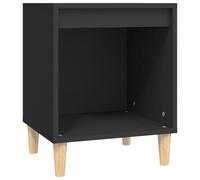 (black, 1 pcs) vidaXL 1/2x Bedside Cabinet Engineered Wood Telephone Stand Multi Colours