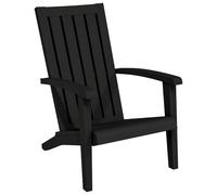 (black, 1 pcs) vidaXL Garden Adirondack Chairs Outdoor Chair Lounger Chair Polypropylene